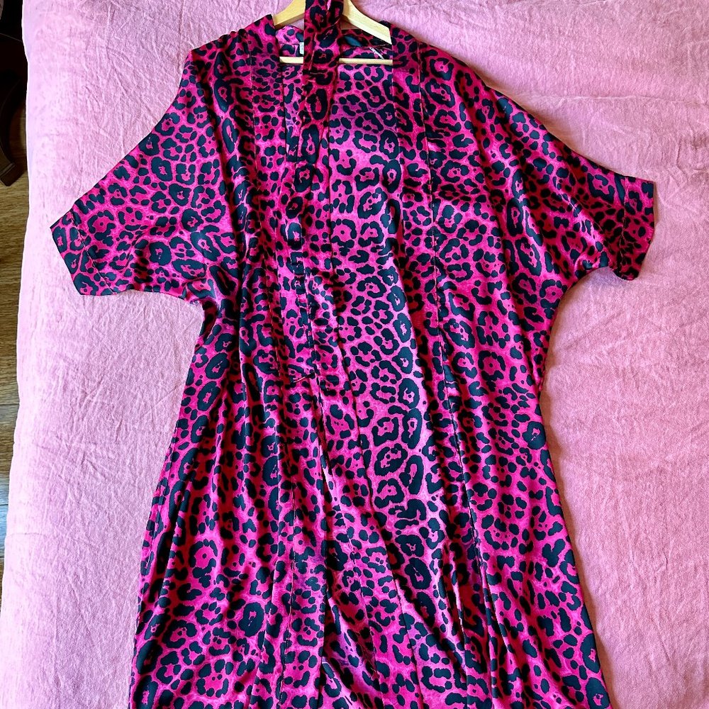 Leopard Print Robe